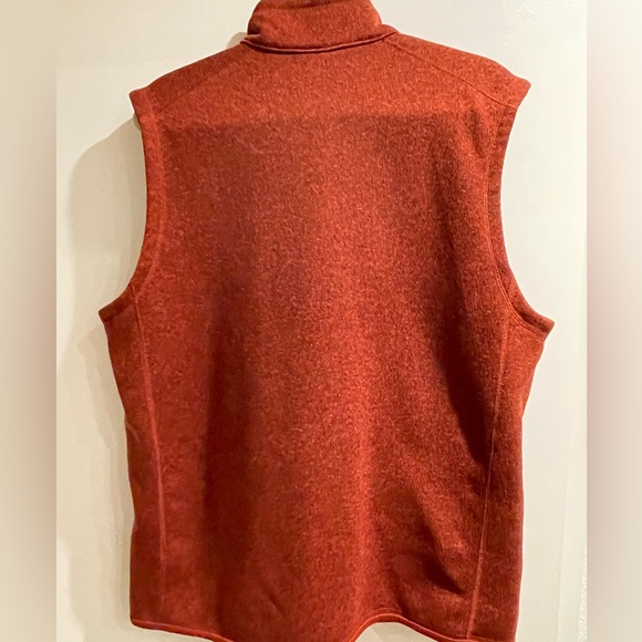 Patagonia better sweater red zip up vest - Picture 3 of 4
